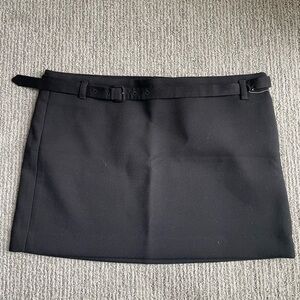 Mango black skirt
